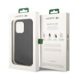 Carcasa Lacoste Silicone Plain compatibila cu iPhone 14 Pro, Negru 9 - lerato.ro