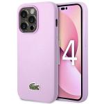 Carcasa Lacoste Iconic Petit Pique compatibila cu iPhone 14 Pro, Violet 4 - lerato.ro