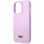 Carcasa Lacoste Iconic Petit Pique compatibila cu iPhone 14 Pro, Violet 7 - lerato.ro