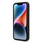 Carcasa Lacoste Silicone Head Crocodile compatibila cu iPhone 14 Pro, Negru 6 - lerato.ro