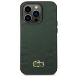 Carcasa Lacoste Iconic Petit Pique compatibila cu iPhone 14 Pro, Dark Green 2 - lerato.ro