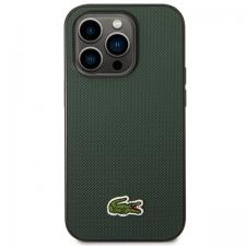 Carcasa Lacoste Iconic Petit Pique compatibila cu iPhone 14 Pro, Dark Green