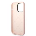 Carcasa Lacoste Silicone Plain compatibila cu iPhone 14 Pro, Roz 8 - lerato.ro