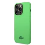 Carcasa Lacoste Silicone Plain compatibila cu iPhone 14 Pro, Verde 3 - lerato.ro