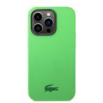 Carcasa Lacoste Silicone Plain compatibila cu iPhone 14 Pro, Verde 2 - lerato.ro