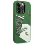 Carcasa Lacoste Silicone Patchwork compatibila cu iPhone 14 Pro, Verde 5 - lerato.ro
