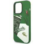 Carcasa Lacoste Silicone Patchwork compatibila cu iPhone 14 Pro, Verde 7 - lerato.ro