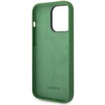 Carcasa Lacoste Silicone Patchwork compatibila cu iPhone 14 Pro, Verde 8 - lerato.ro