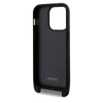 Carcasa Lacoste Iconic Petit Pique Crossbody compatibila cu iPhone 14 Pro, Negru 7 - lerato.ro