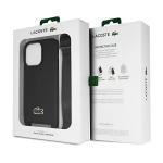 Carcasa Lacoste Iconic Petit Pique Crossbody compatibila cu iPhone 14 Pro, Negru 8 - lerato.ro