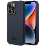 Carcasa Lacoste Liquid Silicone compatibila cu iPhone 14 Pro, Navy Blue 4 - lerato.ro