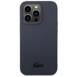 Carcasa Lacoste Liquid Silicone compatibila cu iPhone 14 Pro, Navy Blue 2 - lerato.ro