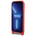 Carcasa Lacoste Iconic Petit Pique Crossbody compatibila cu iPhone 14 Pro, Rosu 7 - lerato.ro