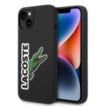 Carcasa Lacoste Silicone and Head Crocodile compatibila cu iPhone 15 Plus / 14 Plus, Negru 4 - lerato.ro