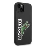 Carcasa Lacoste Silicone and Head Crocodile compatibila cu iPhone 15 Plus / 14 Plus, Negru 5 - lerato.ro