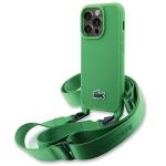 Carcasa Lacoste Iconic Petit Pique Crossbody compatibila cu iPhone 14 Pro, Verde 3 - lerato.ro