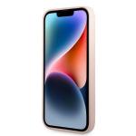 Carcasa Lacoste Silicone Plain compatibila cu iPhone 15 Plus / 14 Plus, Roz 6 - lerato.ro