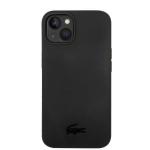 Carcasa Lacoste Silicone Plain compatibila cu iPhone 15 Plus / 14 Plus, Negru 2 - lerato.ro