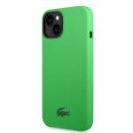 Carcasa Lacoste Silicone Plain compatibila cu iPhone 15 Plus / 14 Plus, Verde 3 - lerato.ro