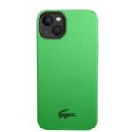 Carcasa Lacoste Silicone Plain compatibila cu iPhone 15 Plus / 14 Plus, Verde 2 - lerato.ro