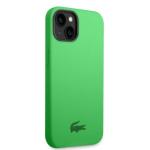 Carcasa Lacoste Silicone Plain compatibila cu iPhone 15 Plus / 14 Plus, Verde 5 - lerato.ro