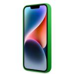 Carcasa Lacoste Silicone Plain compatibila cu iPhone 15 Plus / 14 Plus, Verde 6 - lerato.ro