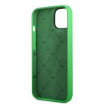 Carcasa Lacoste Silicone Plain compatibila cu iPhone 15 Plus / 14 Plus, Verde 8 - lerato.ro