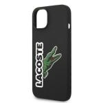 Carcasa Lacoste Silicone and Head Crocodile compatibila cu iPhone 15 / 14 / 13, Negru 7 - lerato.ro