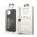 Carcasa Lacoste Silicone and Head Crocodile compatibila cu iPhone 15 / 14 / 13, Negru 9 - lerato.ro