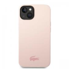 Carcasa Lacoste Silicone Plain compatibila cu iPhone 15 / 14 / 13, Pink