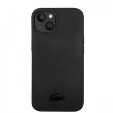 Carcasa Lacoste Silicone Plain compatibila cu iPhone 15 / 14 / 13, Black