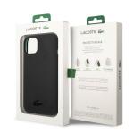 Carcasa Lacoste Silicone Plain compatibila cu iPhone 15 / 14 / 13, Black 9 - lerato.ro