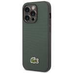 Carcasa Lacoste Iconic Petit Pique compatibila cu iPhone 14 Pro Max, Verde 3 - lerato.ro
