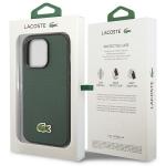 Carcasa Lacoste Iconic Petit Pique compatibila cu iPhone 14 Pro Max, Verde 9 - lerato.ro