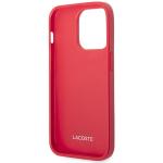 Carcasa Lacoste Iconic Petit Pique cu MagSafe compatibila cu iPhone 14 Pro Max, Rosu 8 - lerato.ro