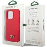 Carcasa Lacoste Iconic Petit Pique cu MagSafe compatibila cu iPhone 14 Pro Max, Rosu 9 - lerato.ro