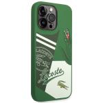 Carcasa Lacoste Silicone Patchwork compatibila cu iPhone 14 Pro Max, Verde 5 - lerato.ro