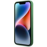 Carcasa Lacoste Silicone Allover Pattern compatibila cu iPhone 14 Pro Max, Verde 6 - lerato.ro