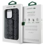 Carcasa Lacoste Grip Stand Mono compatibila cu iPhone 15 Pro, Negru 9 - lerato.ro