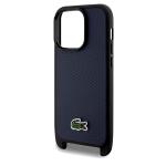 Carcasa Lacoste Iconic Petit Pique Crossbody compatibila cu iPhone 15 Pro, Navy Blue 6 - lerato.ro