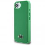 Carcasa Lacoste Iconic Petit Pique Woven Logo cu MagSafe compatibila cu iPhone 16e, Verde 3 - lerato.ro