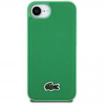 Carcasa Lacoste Iconic Petit Pique Woven Logo cu MagSafe compatibila cu iPhone 16e, Verde 2 - lerato.ro