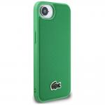 Carcasa Lacoste Iconic Petit Pique Woven Logo cu MagSafe compatibila cu iPhone 16e, Verde 5 - lerato.ro