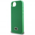 Carcasa Lacoste Iconic Petit Pique Woven Logo cu MagSafe compatibila cu iPhone 16e, Verde 7 - lerato.ro