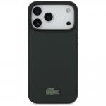 Carcasa Lacoste Petit Pique Lacquer Logo cu MagSafe compatibila cu iPhone 17 Pro Max, Dark Green 2 - lerato.ro
