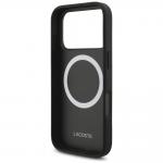 Carcasa Lacoste Iconic Petit Pique Woven Logo cu MagSafe compatibila cu iPhone 17 Pro, Navy Blue 8 - lerato.ro