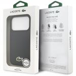 Carcasa Lacoste Iconic Petit Pique Woven Logo cu MagSafe compatibila cu iPhone 17 Pro, Navy Blue 9 - lerato.ro
