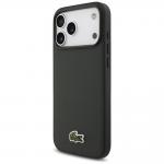 Carcasa Lacoste Iconic Petit Pique Woven Logo cu MagSafe compatibila cu iPhone 17 Pro Max, Dark Green 3 - lerato.ro