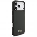 Carcasa Lacoste Iconic Petit Pique Woven Logo cu MagSafe compatibila cu iPhone 17 Pro Max, Dark Green 5 - lerato.ro