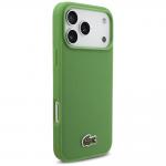 Carcasa Lacoste Iconic Petit Pique Woven Logo cu MagSafe compatibila cu iPhone 17 Pro Max, Verde 5 - lerato.ro